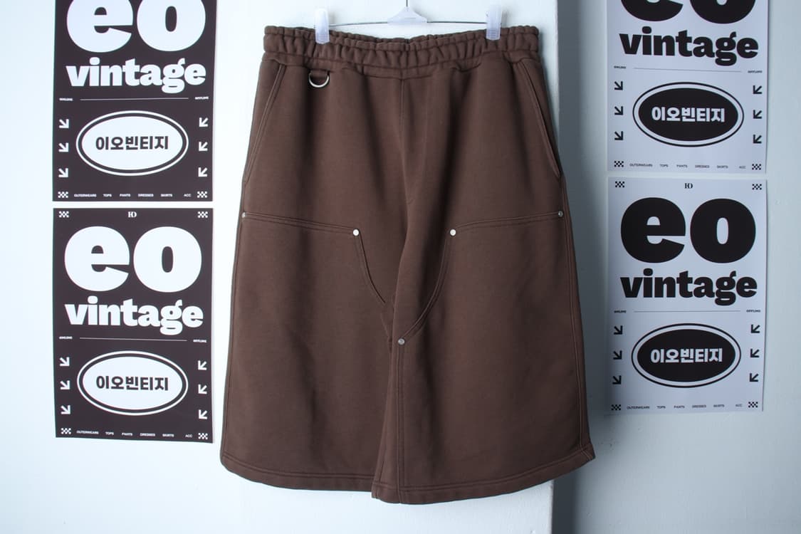 (L-XL) 필루미네이트 반바지 팬츠 버뮤다 밴딩 브라운-P1P10285 상품이미지2