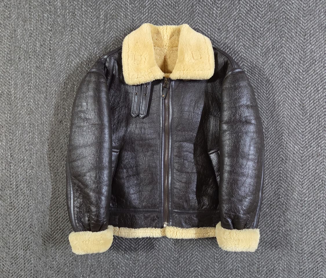 B-3 미공군 플라이트 리얼 레더 무스탕 자켓 상품이미지1