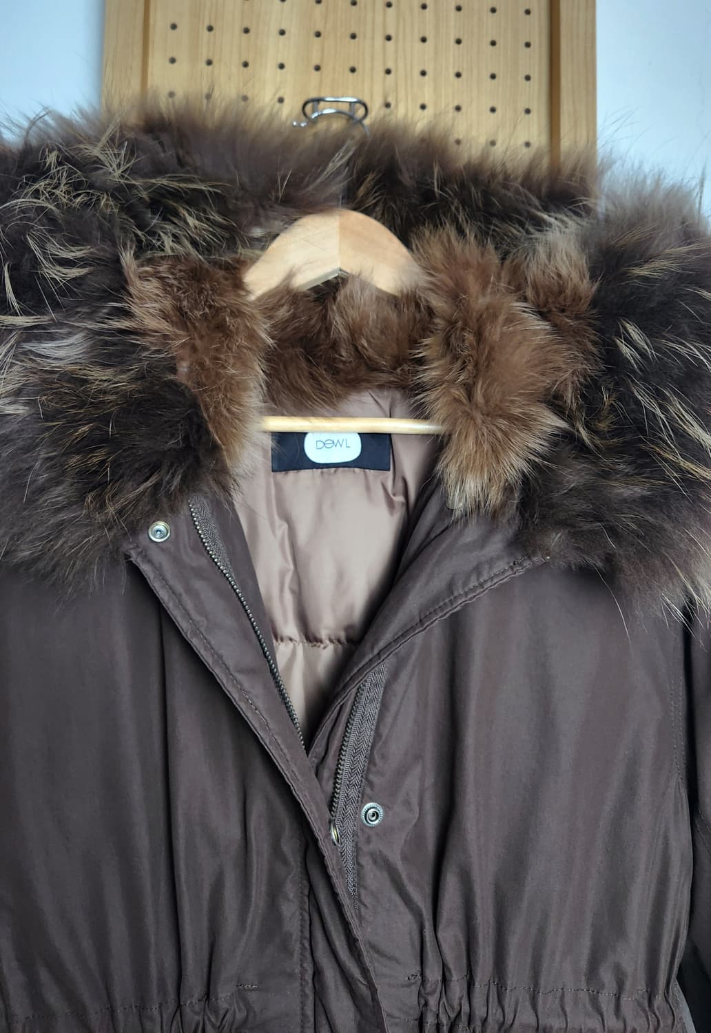 듀엘 폭스퍼 구스다운 야상 패딩 55 상품이미지3