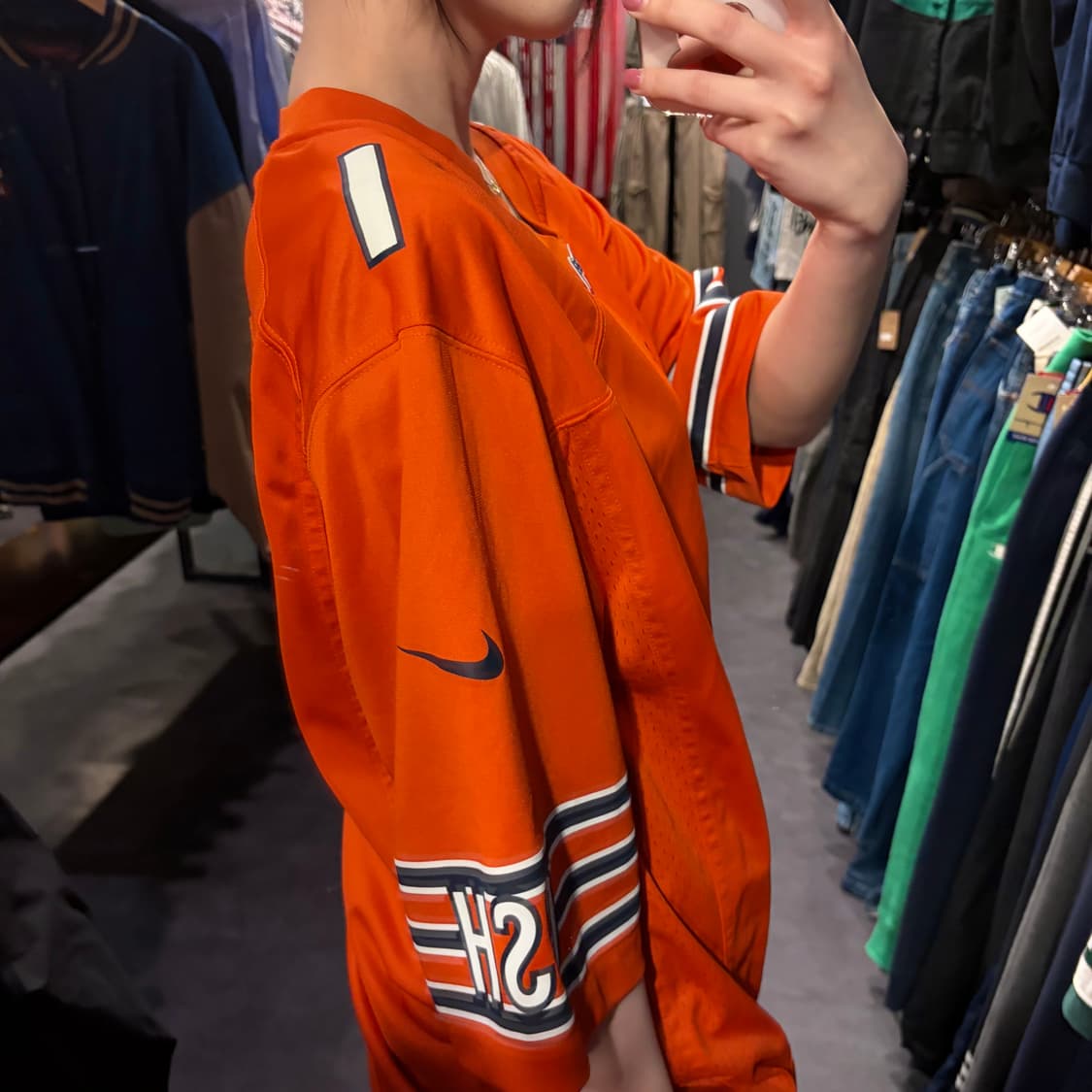 [IM] NFL Nike 시카고베어스 FIELDS NO.1 져지 오렌지 상품이미지5