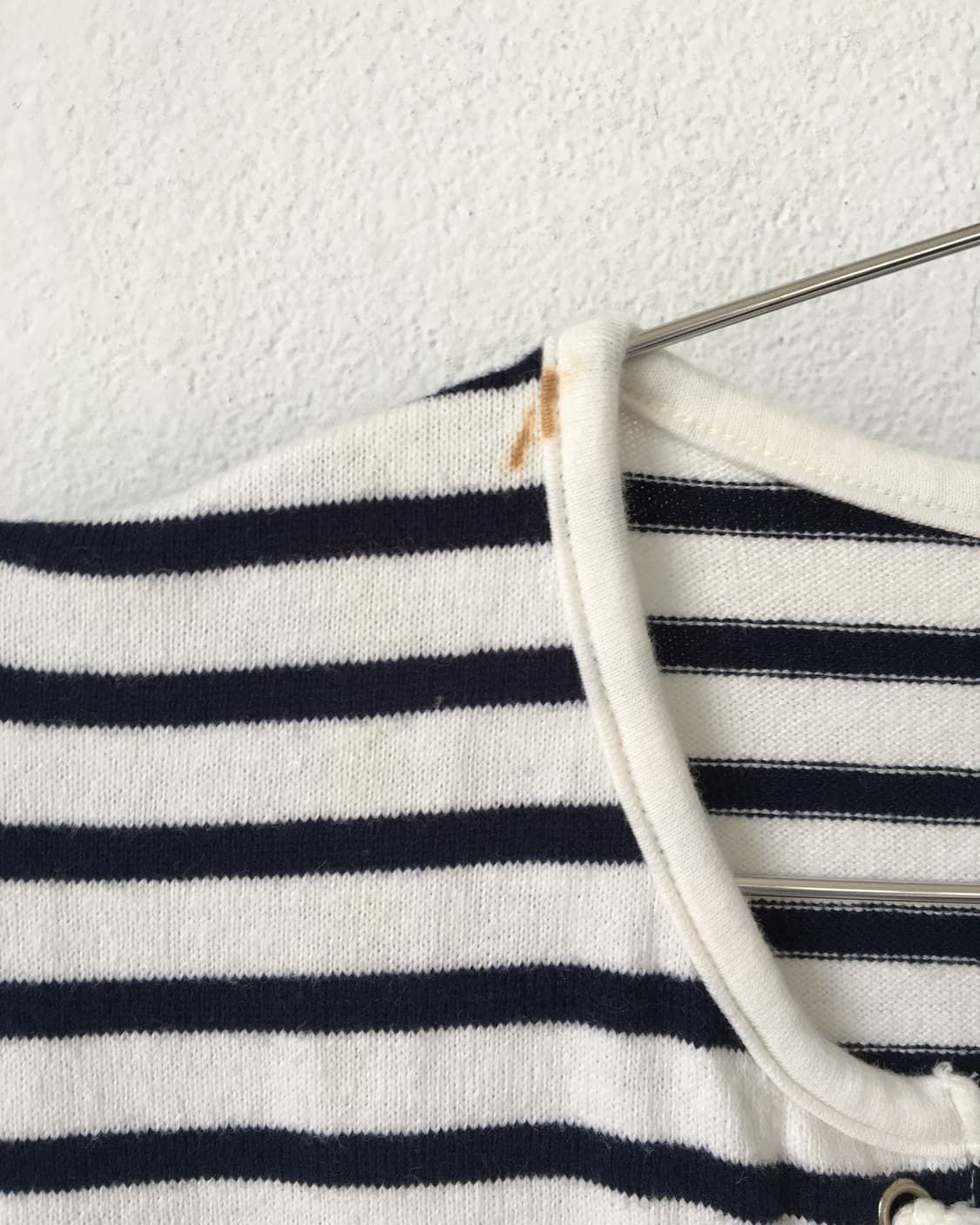 stripe pattern lace up t shirt 상품이미지7