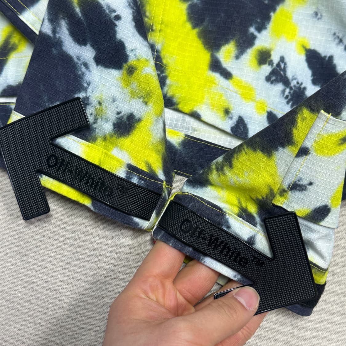 나이키 오프화이트 버질아블로 타이다이 크롭 자켓 XS 상품이미지4