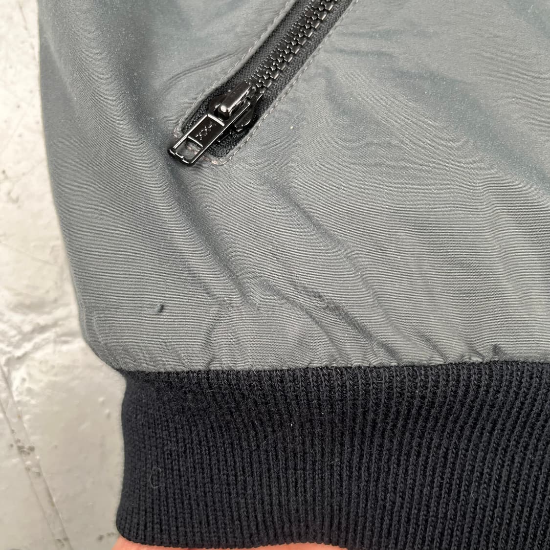 빈티지 LL Bean 아즈텍 플리스 라인드 웜업 자켓 그레이 상품이미지5