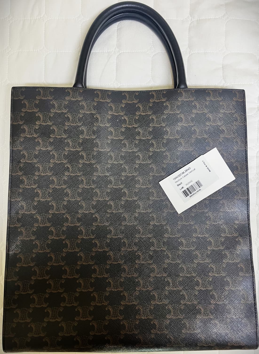 셀린느 토트백 카바스 미듐 블랙 194432CIM 38NO 판매합니다. 상품이미지3