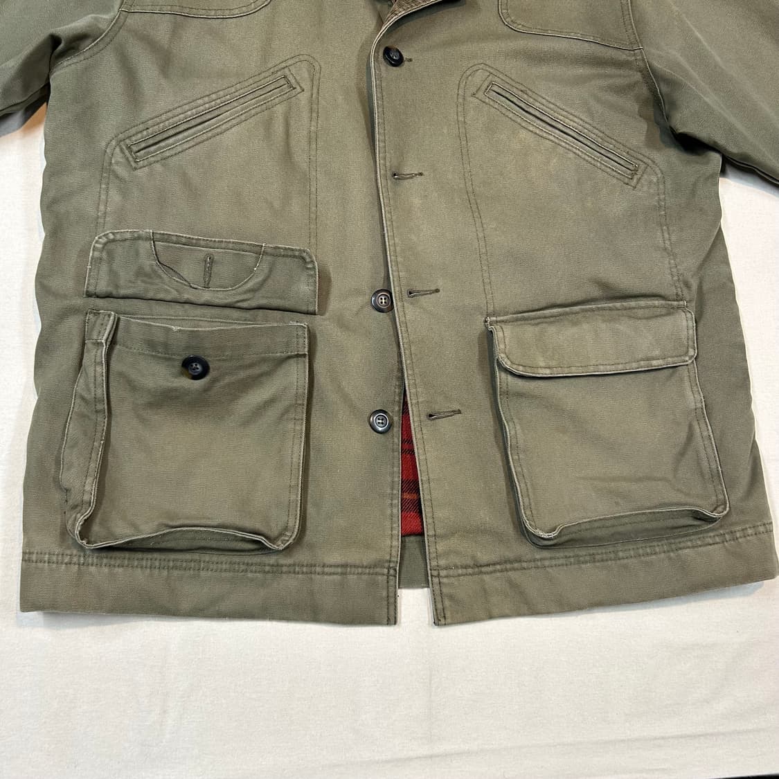 L) CABELAS USA 워크웨어 덕 캔버스 아웃도어 자켓 상품이미지3