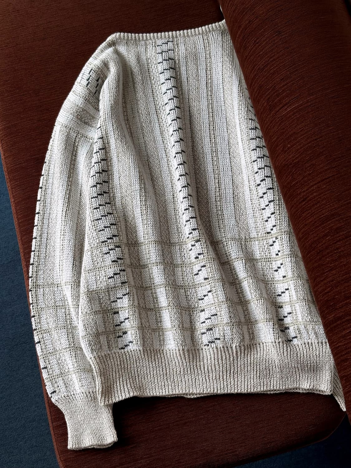ITALY made cotton linen loose knit 상품이미지9