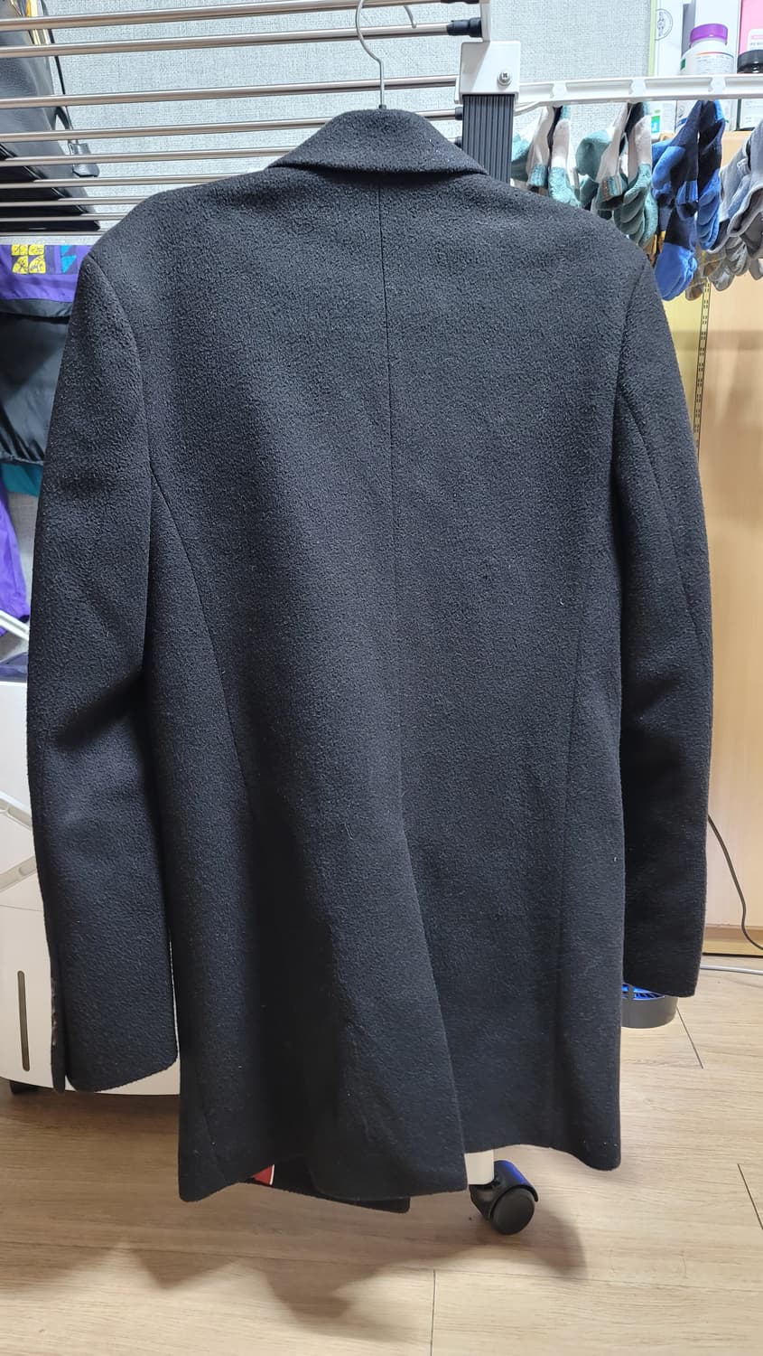 TOM FORD 톰 포드 더블 버튼 슬림핏 하프코트 자켓 블랙 EU46 상품이미지3