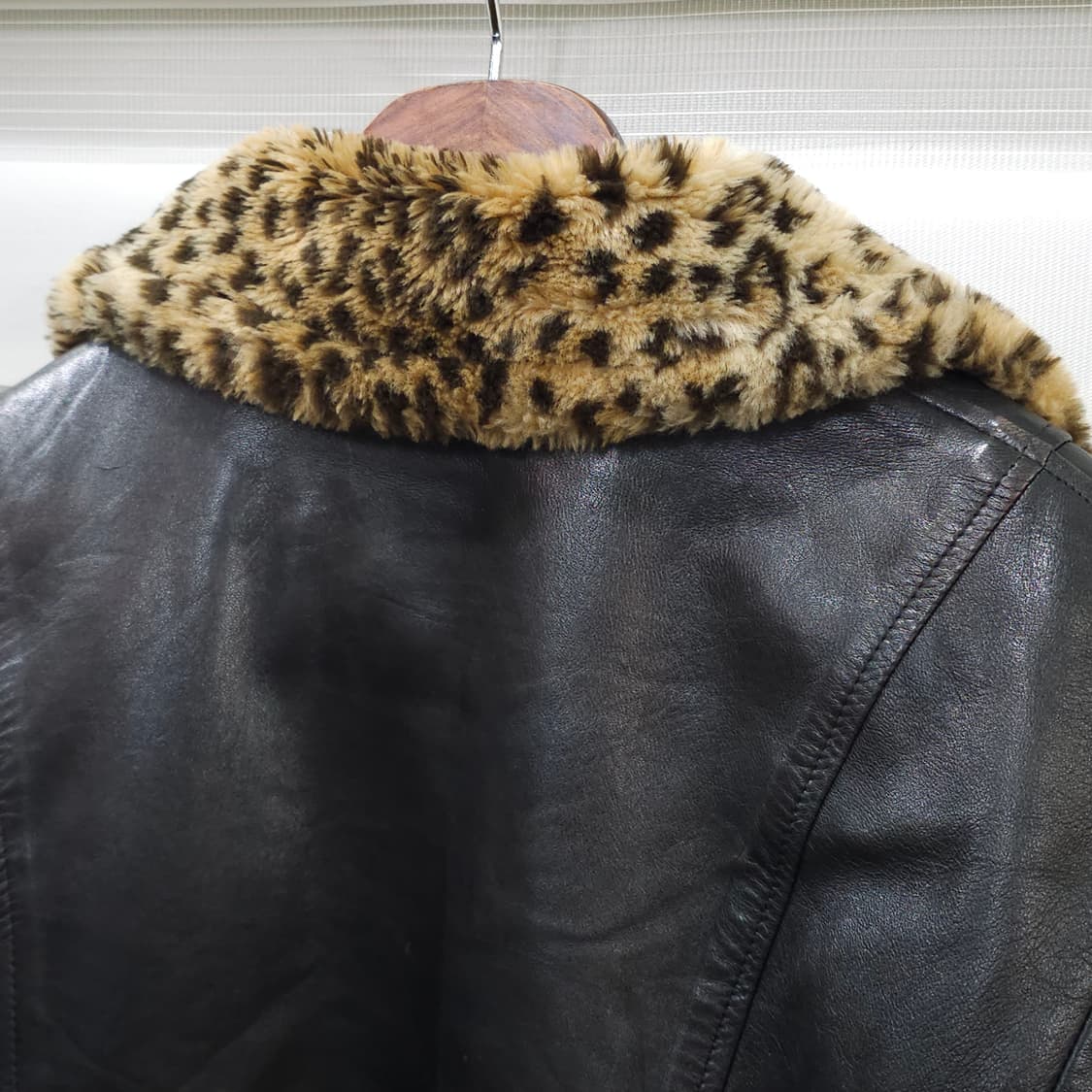 미국빈티지 XOE NEW YORK 가죽 집업자켓- 우먼S 상품이미지6