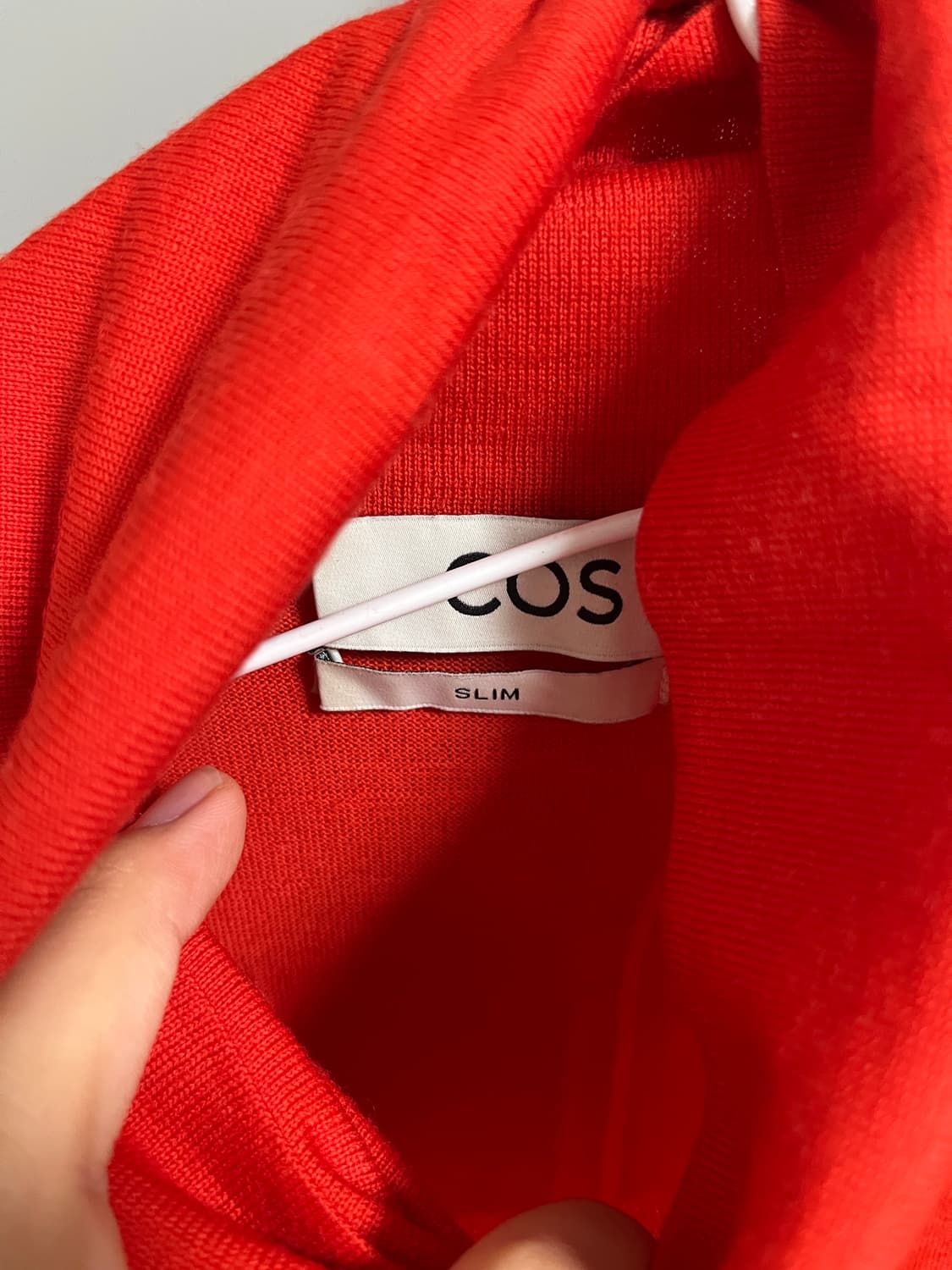 cos 코스 레드 목폴라 상품이미지2