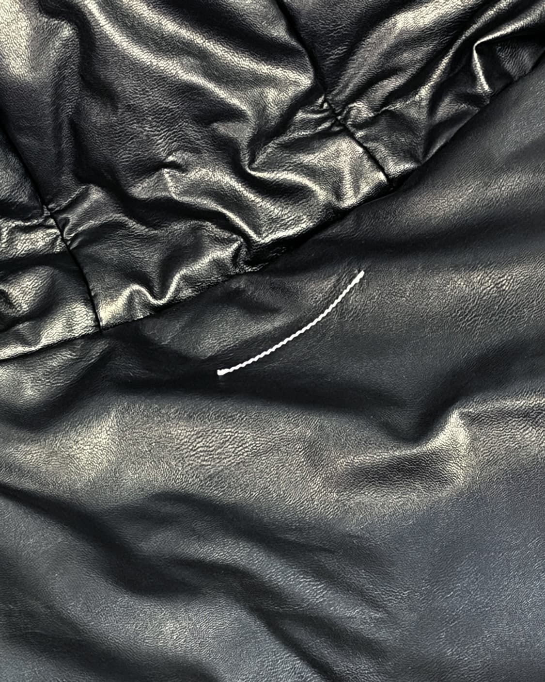 메종 마르지엘라 폭스 레더 패딩 상품이미지5