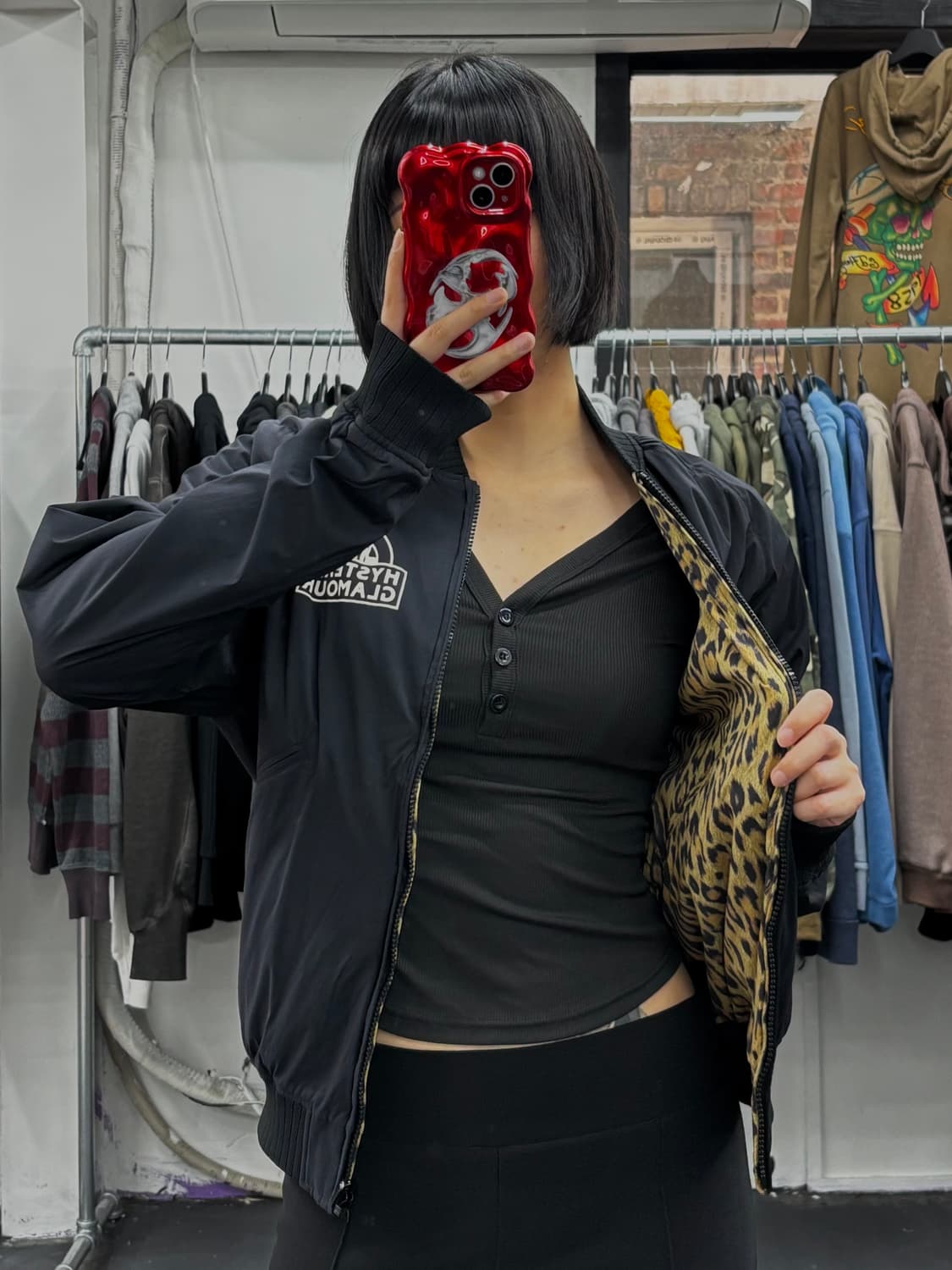 히스테릭 글래머 리버시블 레오파드 자켓 상품이미지2