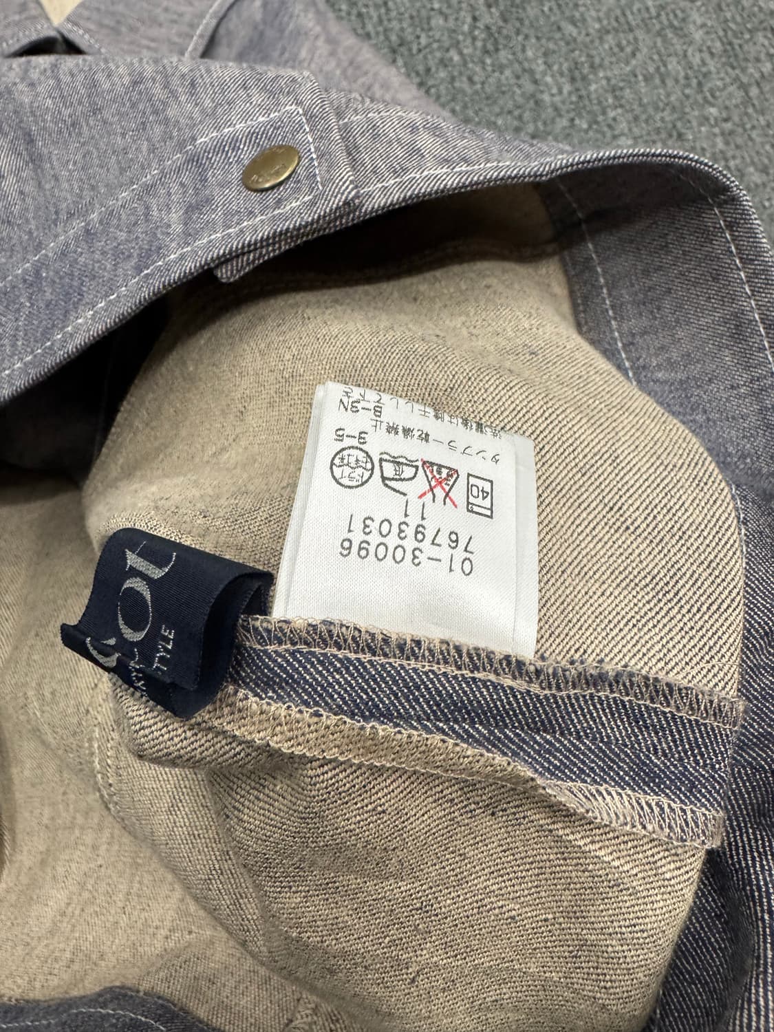 OS)Japanese vintage ASCOT 여성 셔츠 자켓 상품이미지3