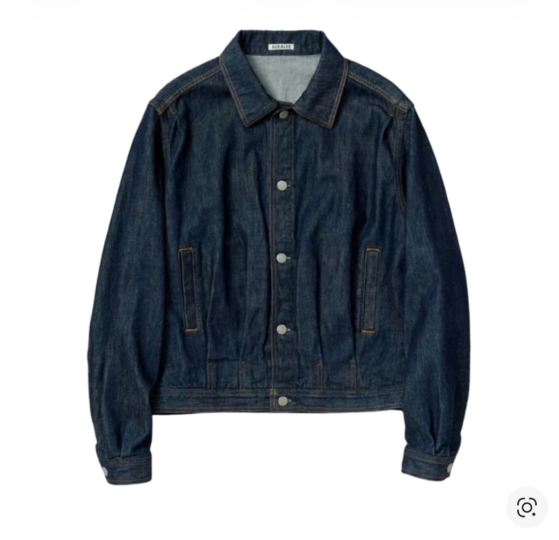 (4)오라리 하드트위스트 데님 블루종 상품이미지1