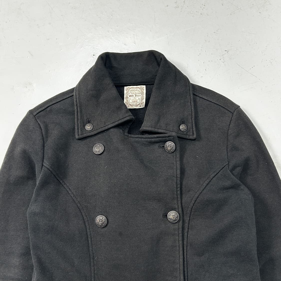 폴로 진스 더블 크롭 피코트  상품이미지2