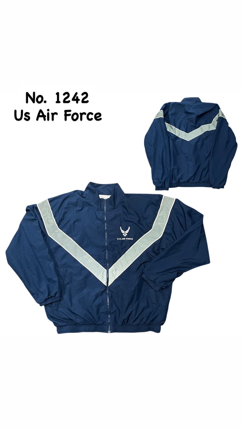 미공군 U.S. Air Force 바람막이 네이비 생활복 트랙자켓 M 상품이미지1