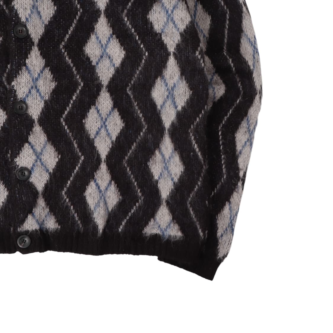 Even and odd 아가일 모헤어 니트 가디건 상품이미지4