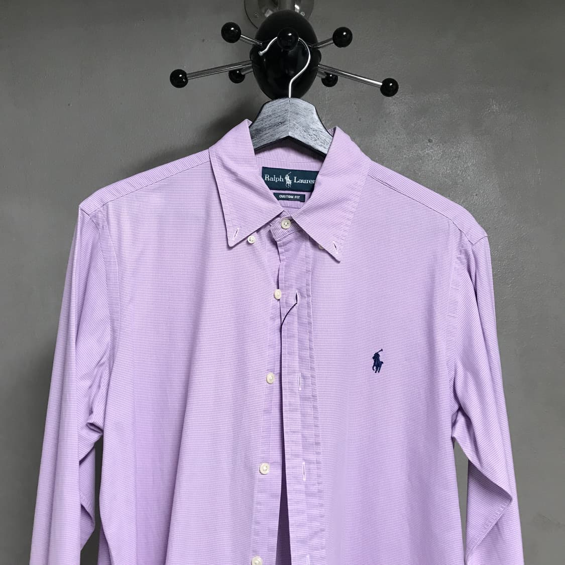 폴로 랄프로렌 잔체크 셔츠 퍼플 15 상품이미지2