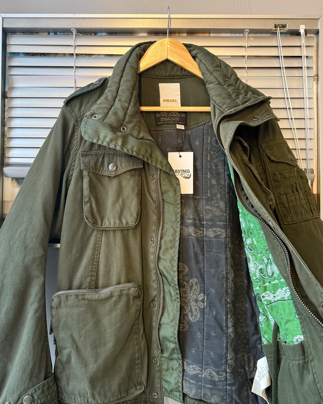 DIESEL military field jacket 상품이미지7