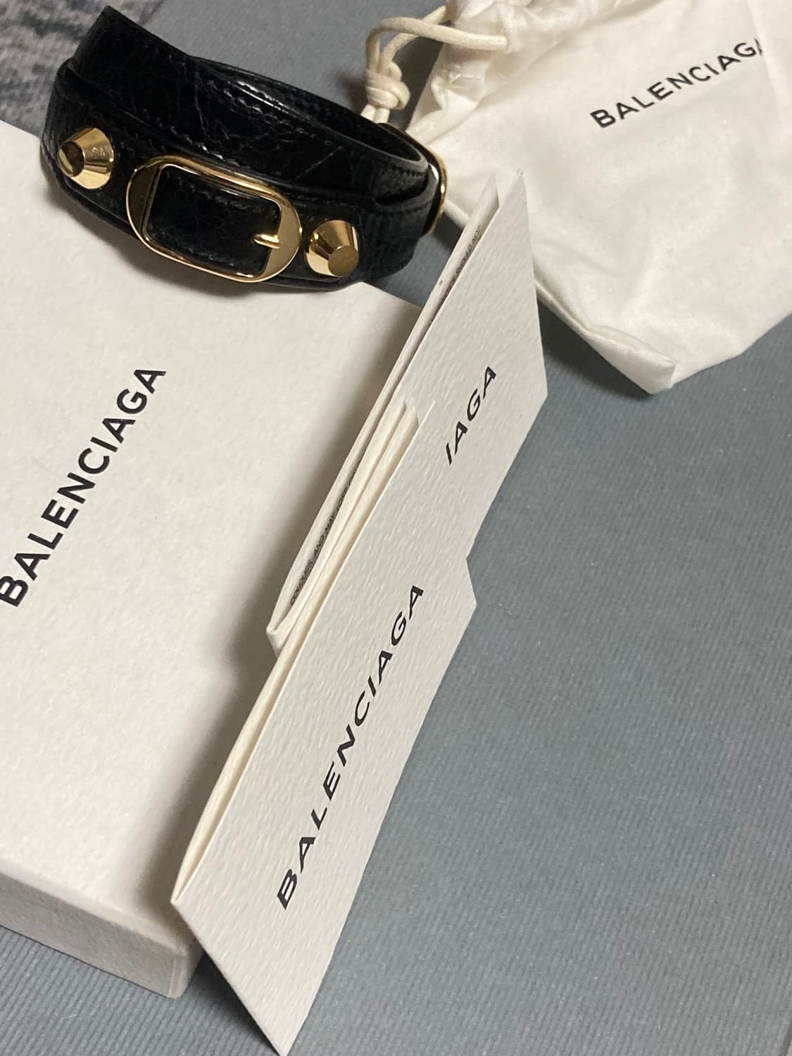 발렌시아가 가죽 팔찌 상품이미지2