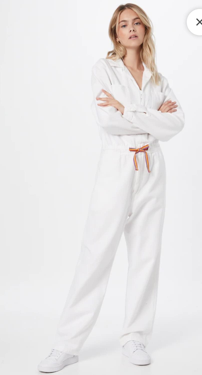 리바이스 화이트  점프수트 상품이미지1