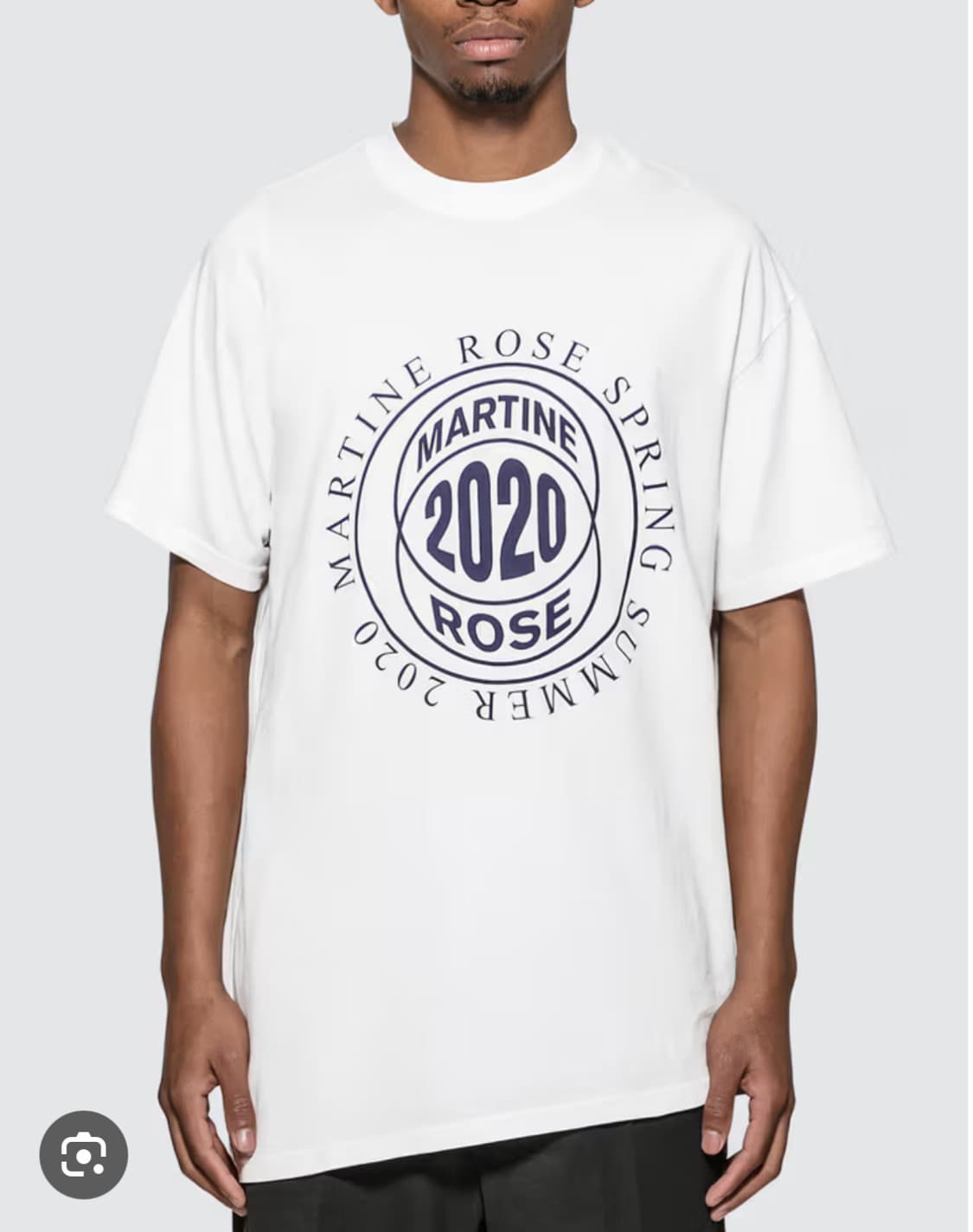 마틴로즈 Martine Rose 투웨이 티셔츠 화이트 남여공용 S 상품이미지1