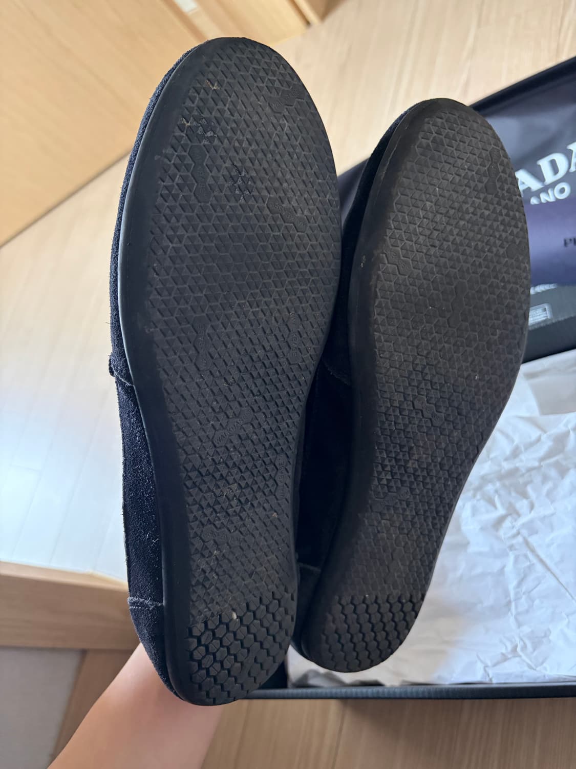 [285] 프라다 컬랩스 블랙 uk9.5 상품이미지4