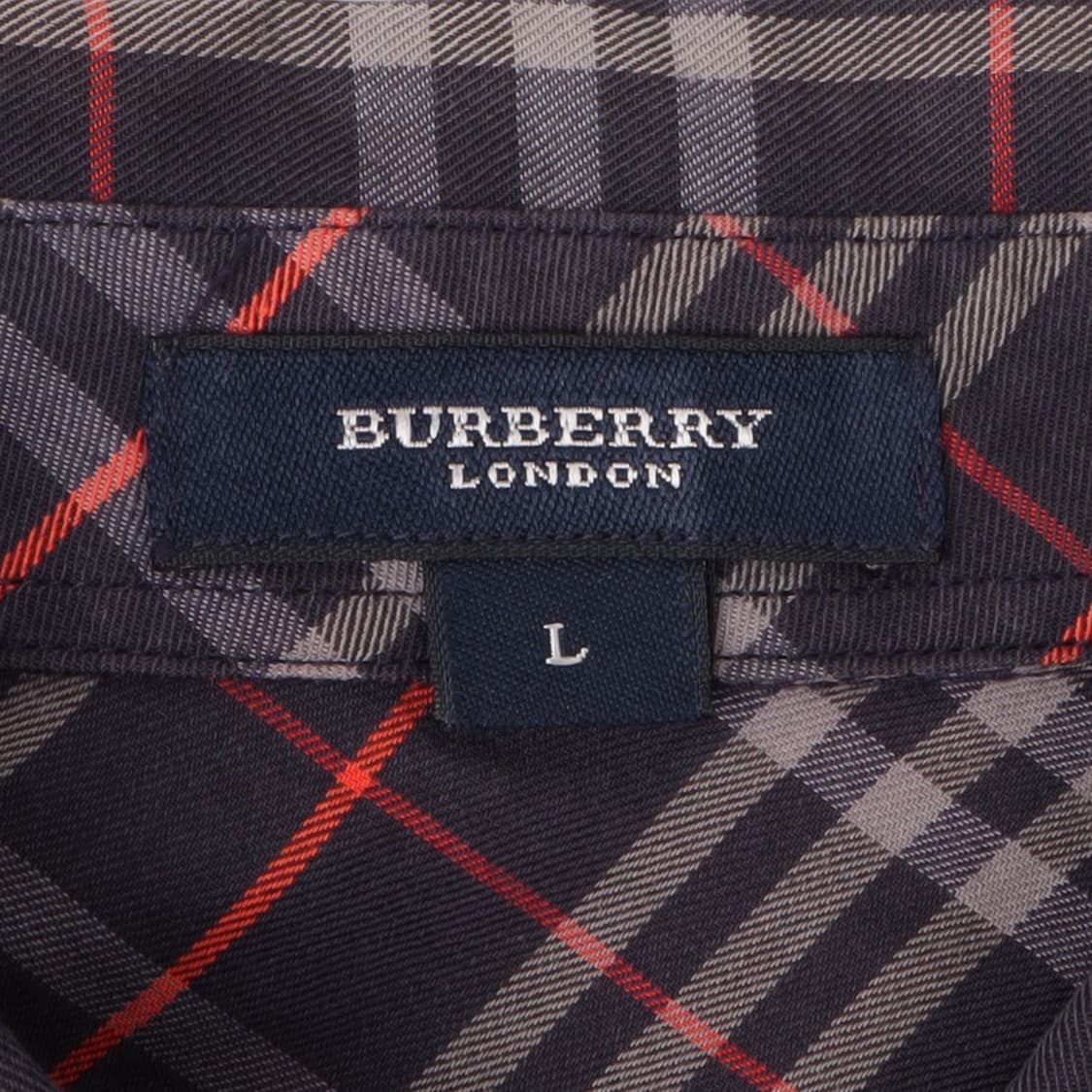 버버리 우먼스 네이비 노바체크 셔츠 상품이미지8