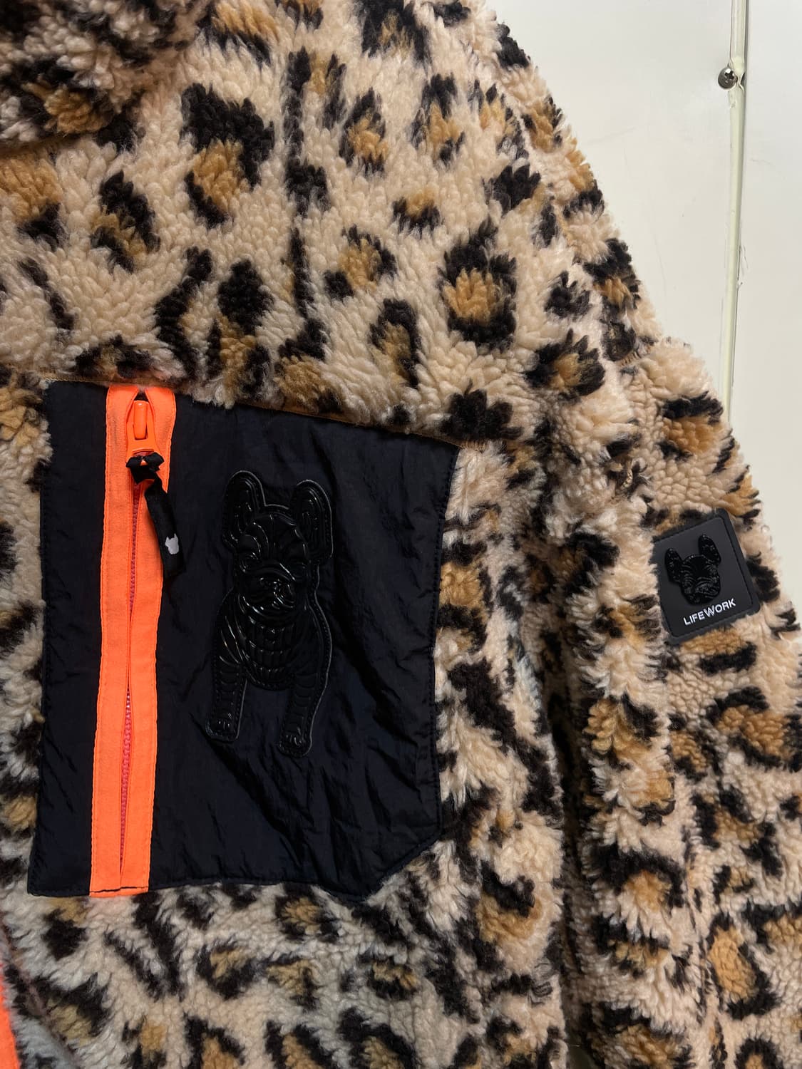 라이프워크 레오파드 리버시블 집업 상품이미지3