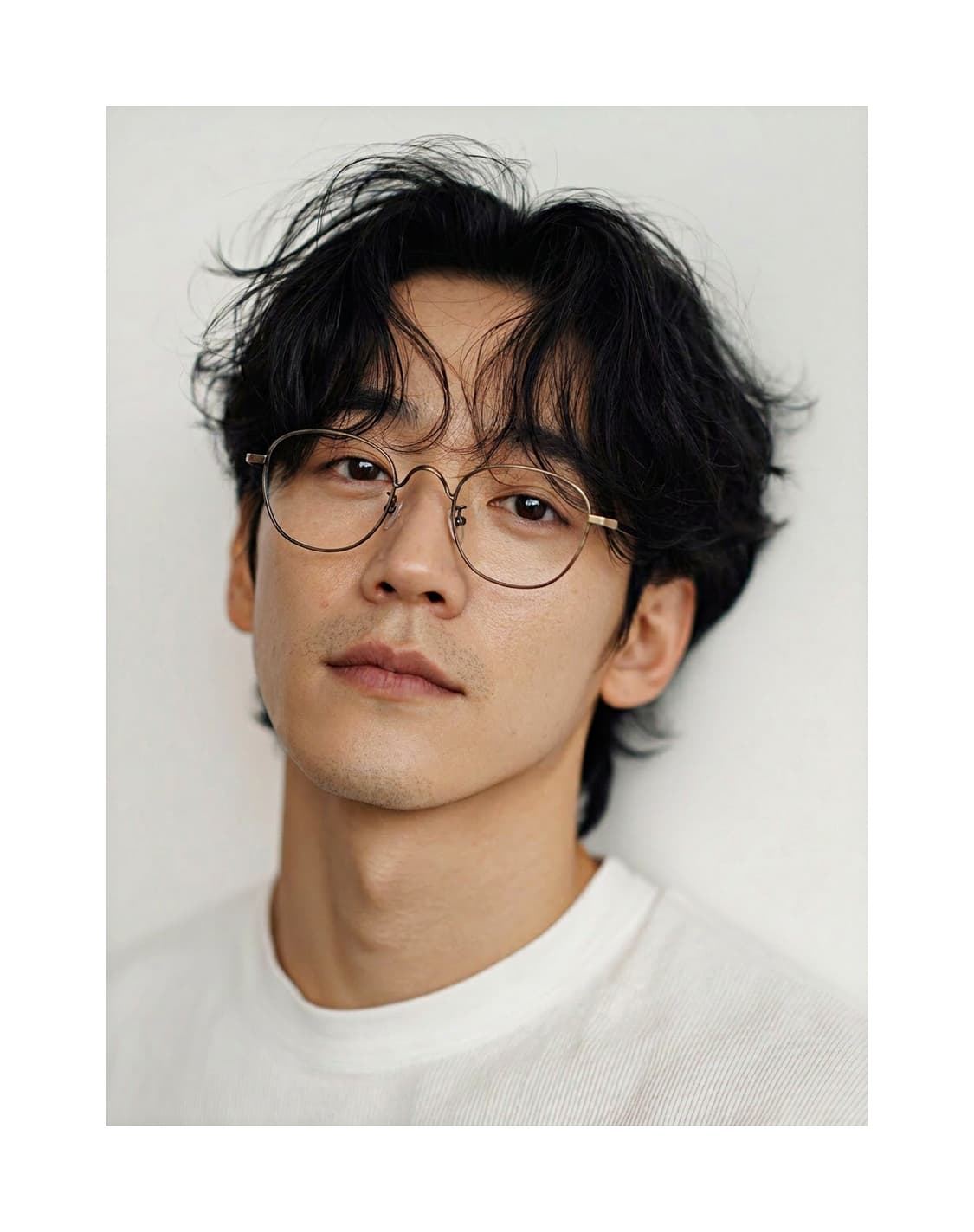 46사이즈 앤틱스퀘어 안경(새상품) 상품이미지1