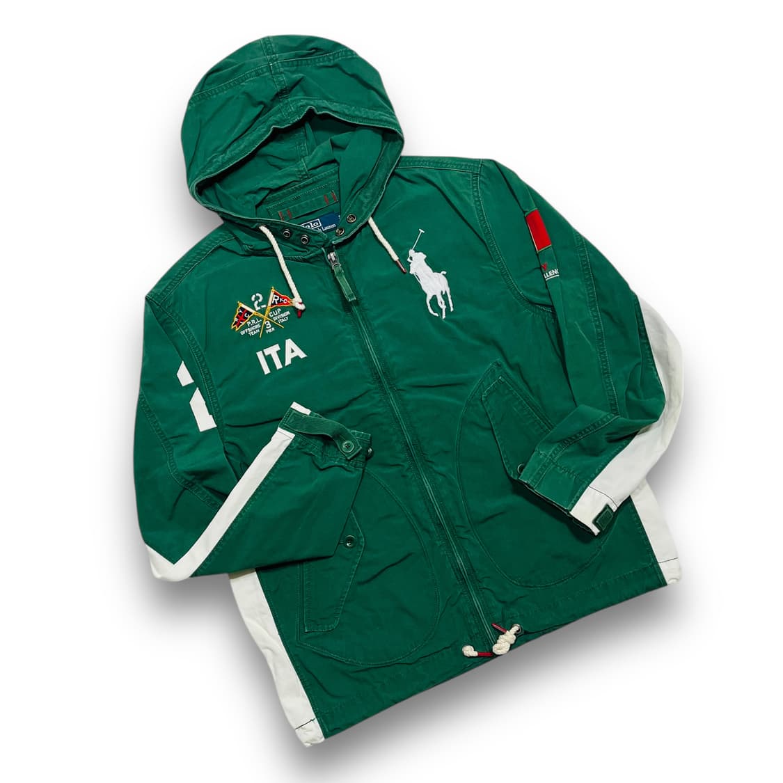 폴로 랄프로렌 빅포니 lTA-24 이탈리 요트 레이싱 후디 집업 상품이미지3