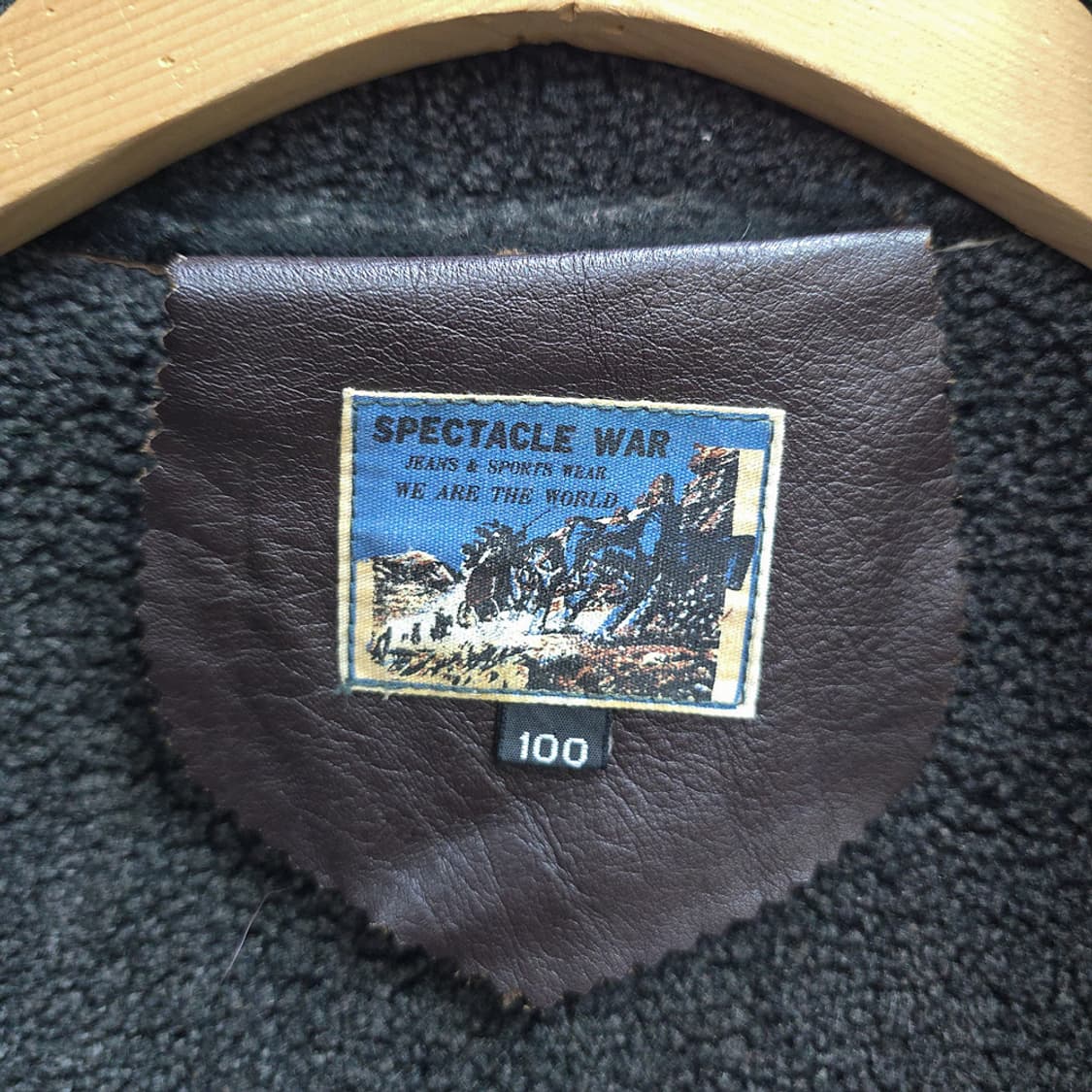 스펙타클워(Spectacle War) 무스탕 가죽 자켓 100 상품이미지6