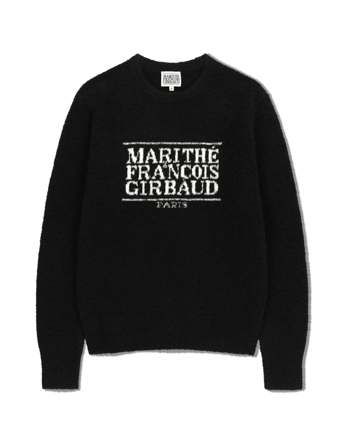 마리떼 프랑소와 저버 부클 클래식 로고 니트 블랙 S 새상품 상품이미지4