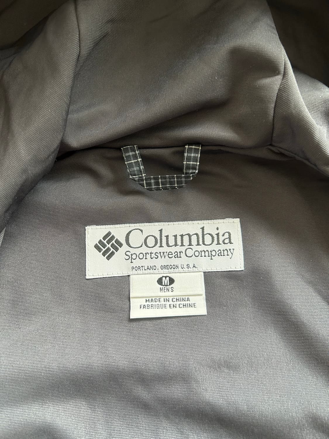 콜롬비아 체크 바람막이 상품이미지4