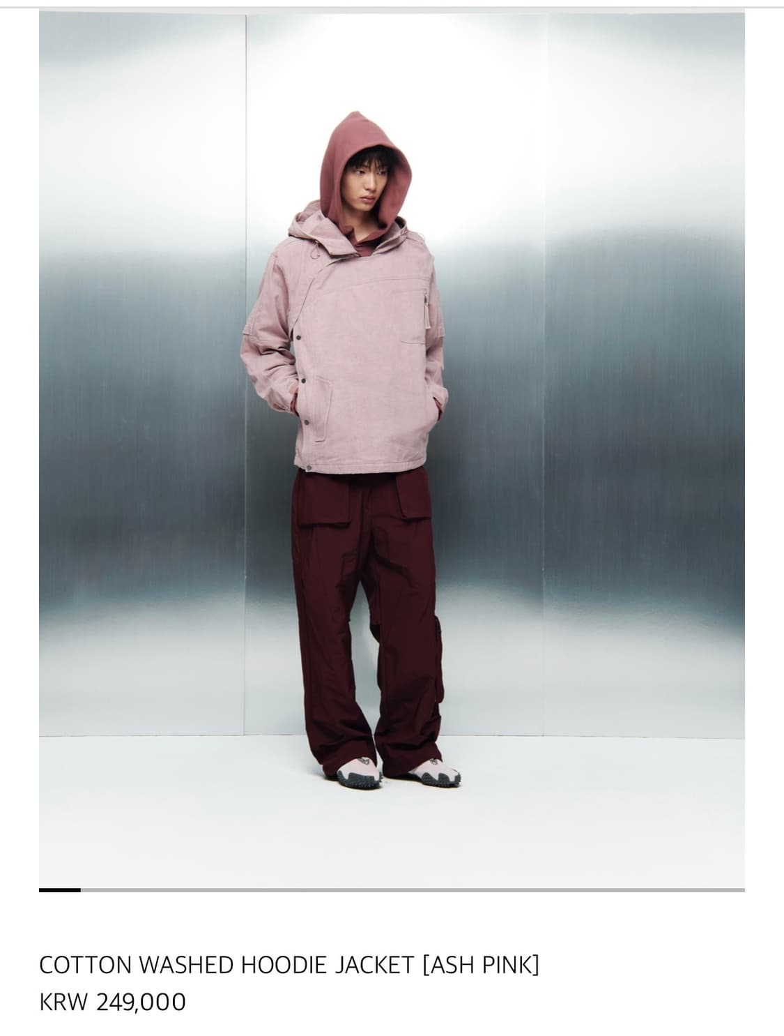 산산기어 워시드 후디 자켓 상품이미지3