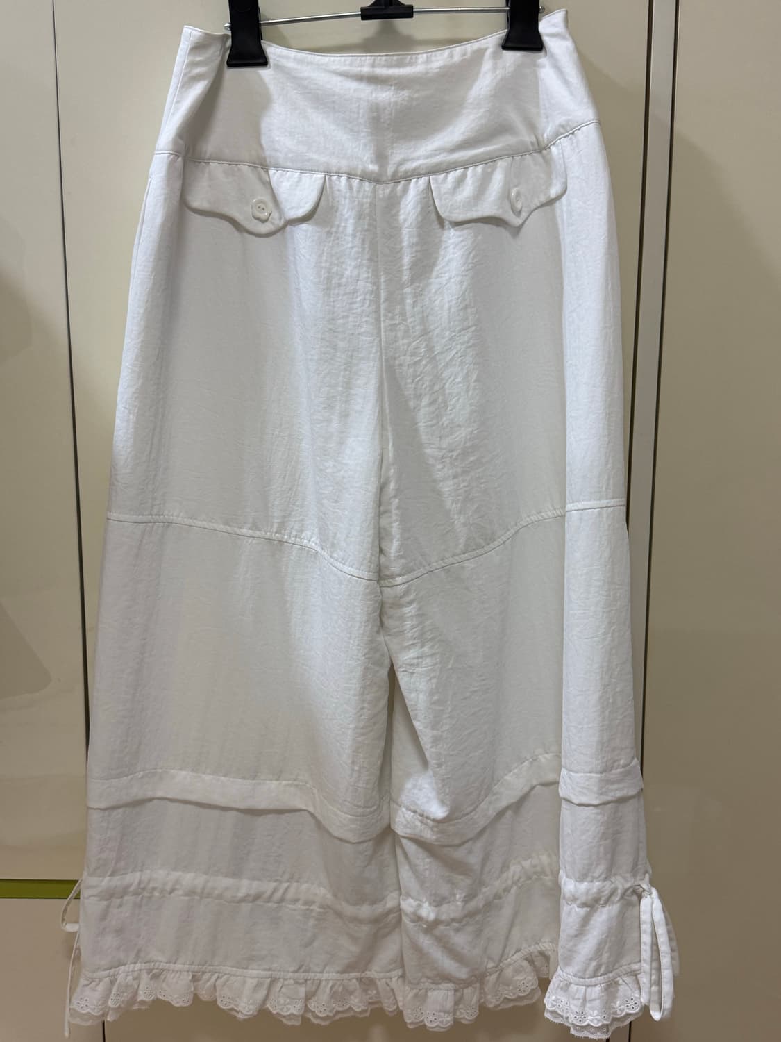 뚜오미오 RIBBON MIDI PANTS 1사이즈 리본 미디 팬츠 7부 상품이미지5