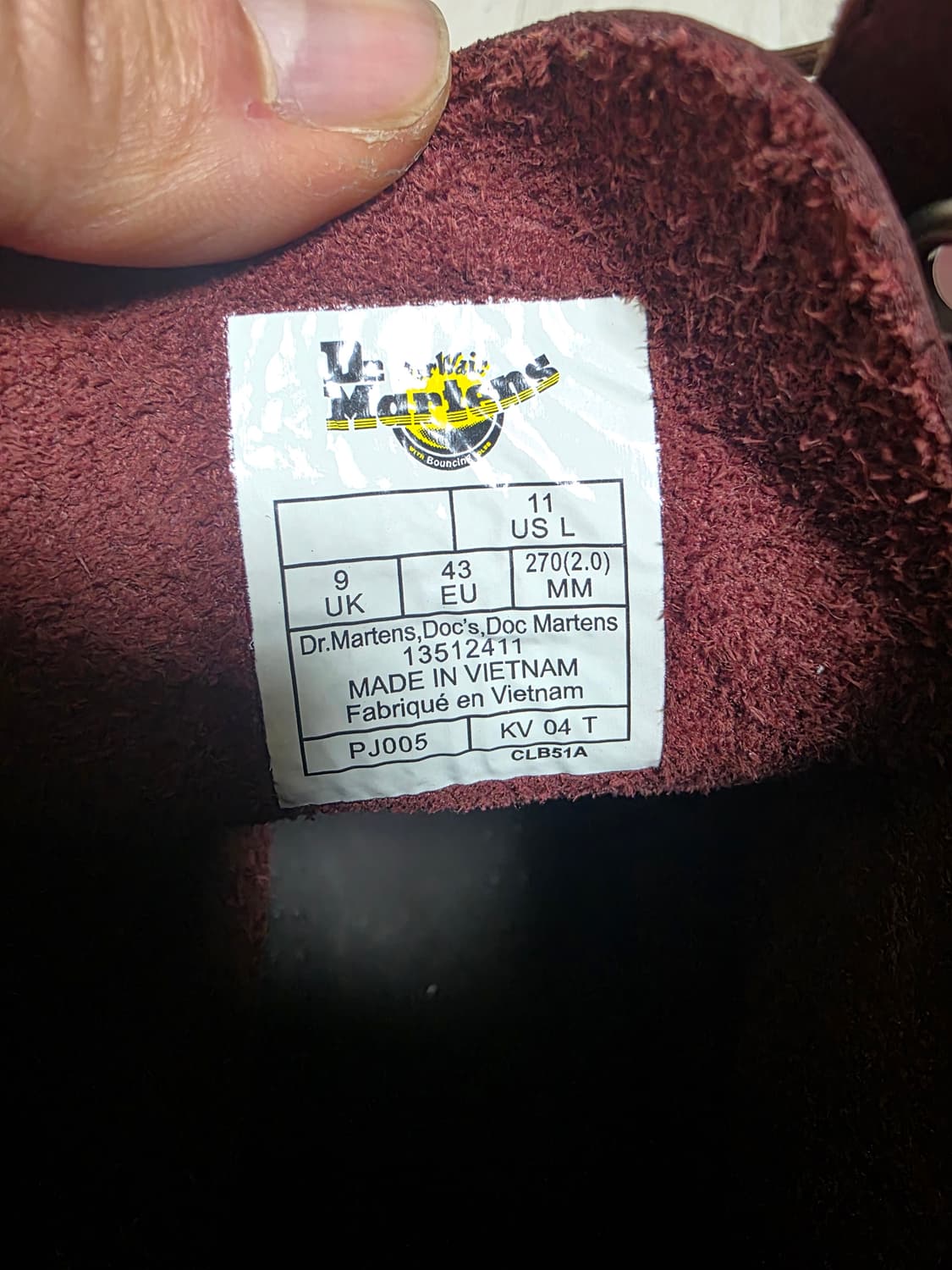 닥터마틴 부츠 체리레드 270 상품이미지7