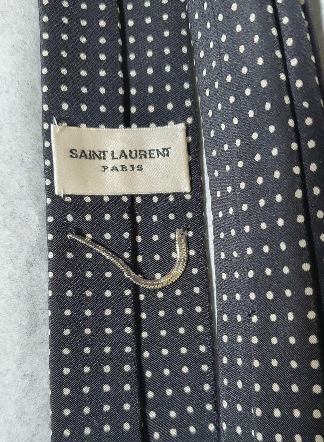 생로랑 에디슬리먼 도트 스키니 타이 F 넥타이 상품이미지1