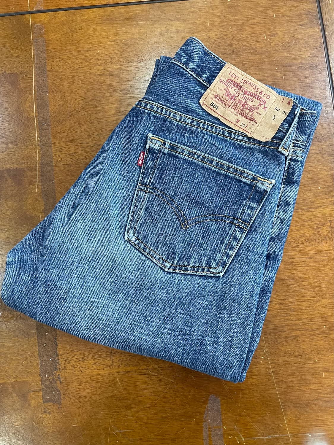 28) 90s 리바이스 블루 501 데님 팬츠 상품이미지1