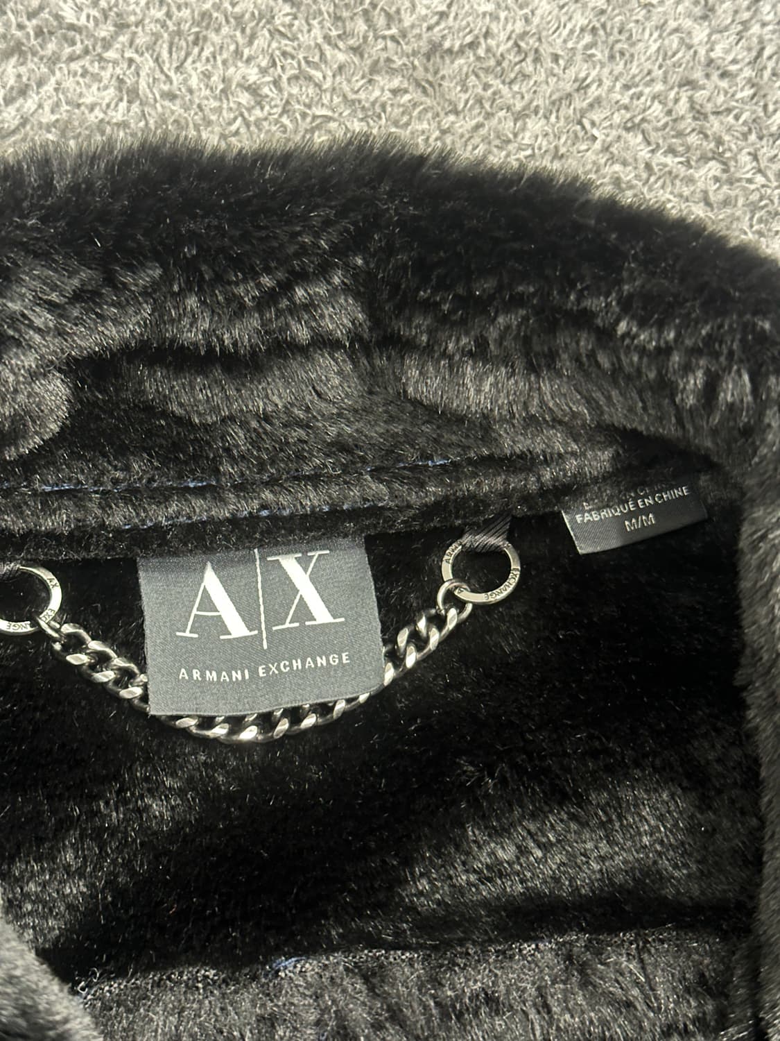 Armani Exchange 스웨이드 레더 자켓 M 상품이미지8