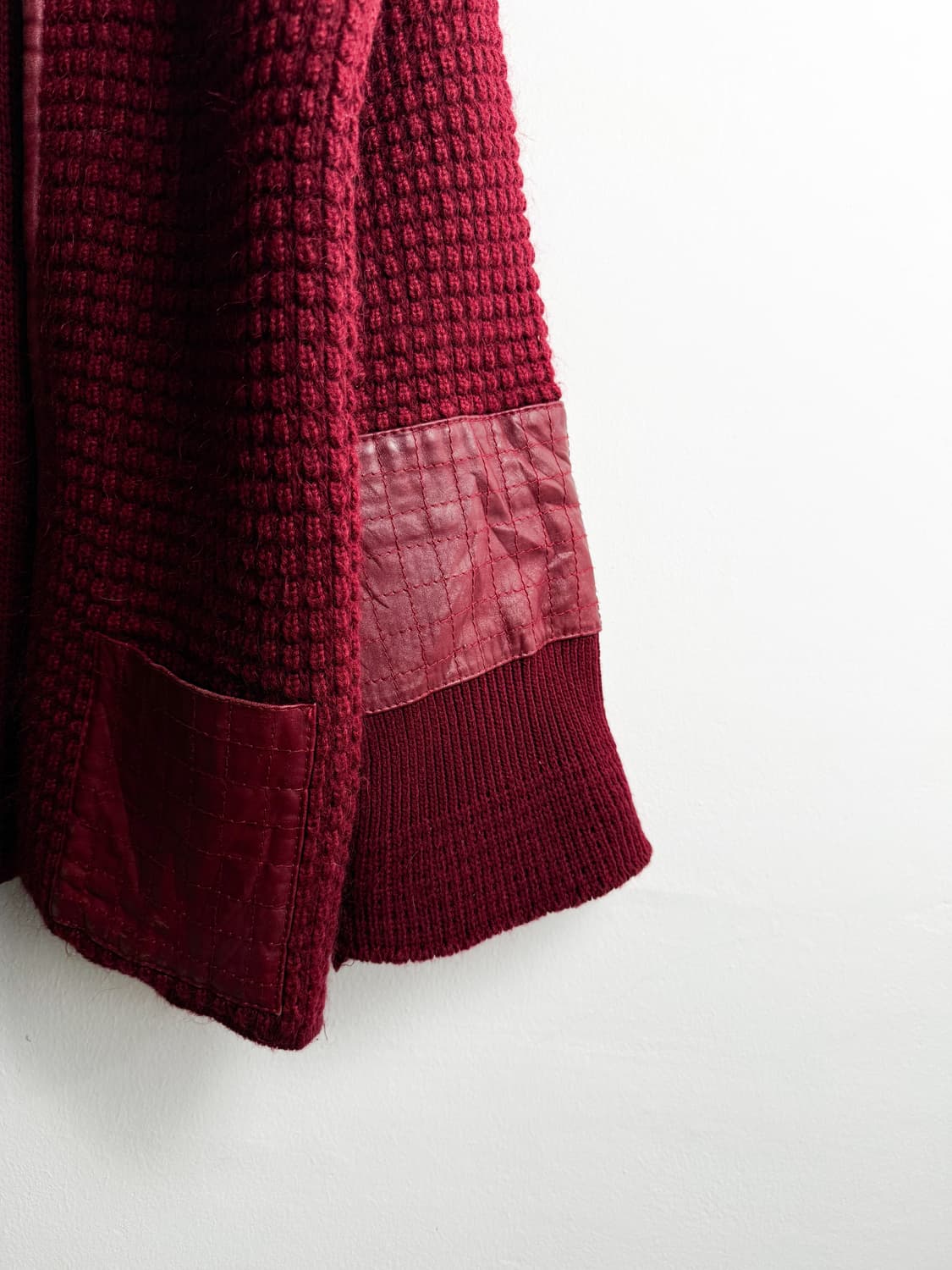  P&A Reno Leather Patch Mohair Sweater 상품이미지5