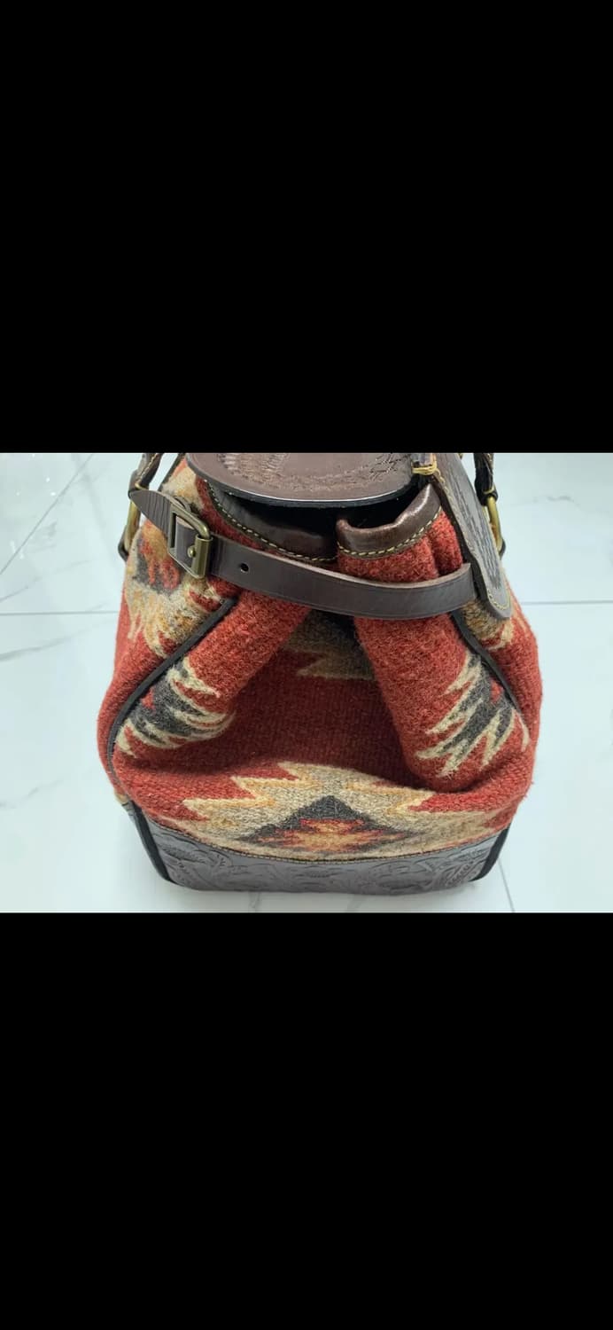 새제품 RRL Handwoven Pecos Leather더플백 가방 상품이미지3