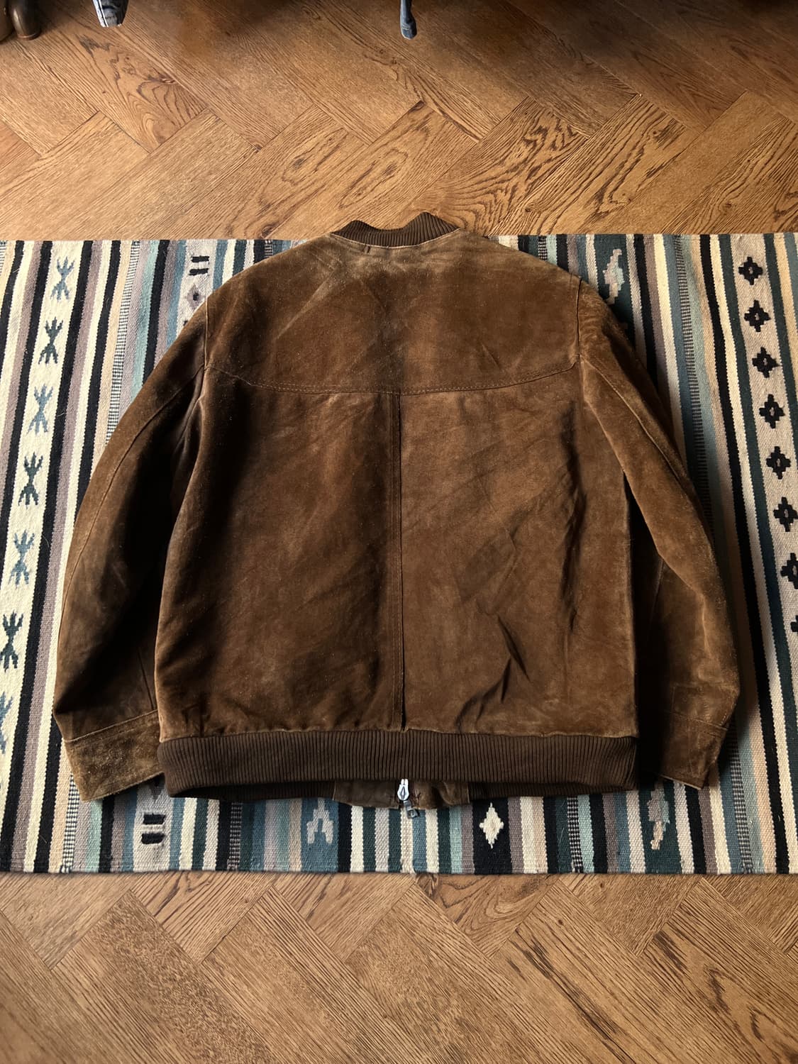 [S]8~90's 유럽 빈티지 쉐르파 스웨이드 자켓 상품이미지8