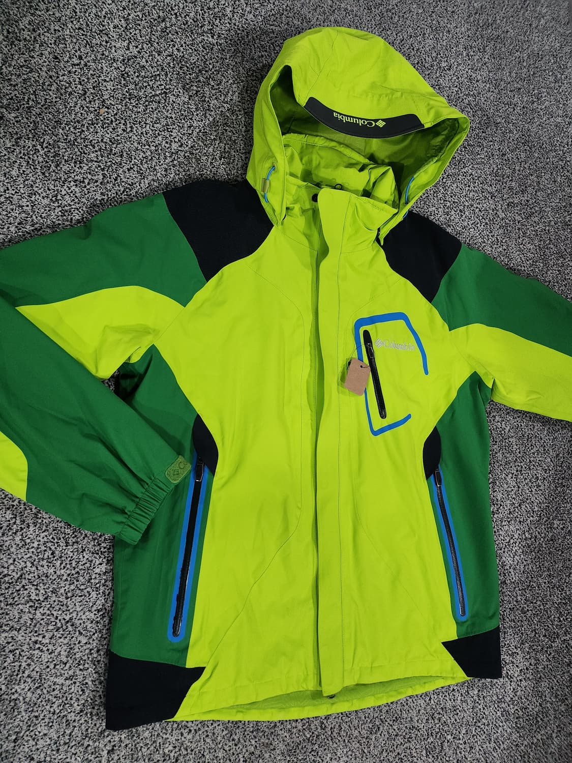 //컬럼비아  옴니테크(Omni-Tech) 배색 바람막이 L 상품이미지2