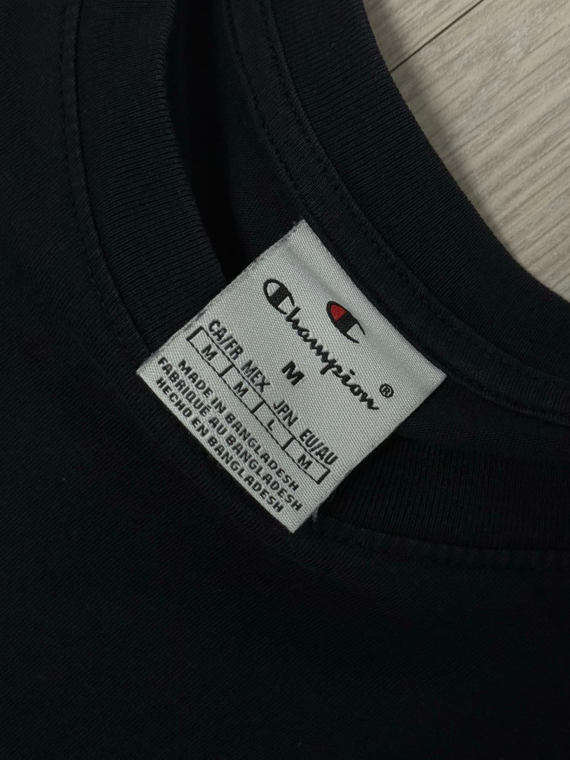 챔피온 티셔츠 블랙 M  상품이미지3