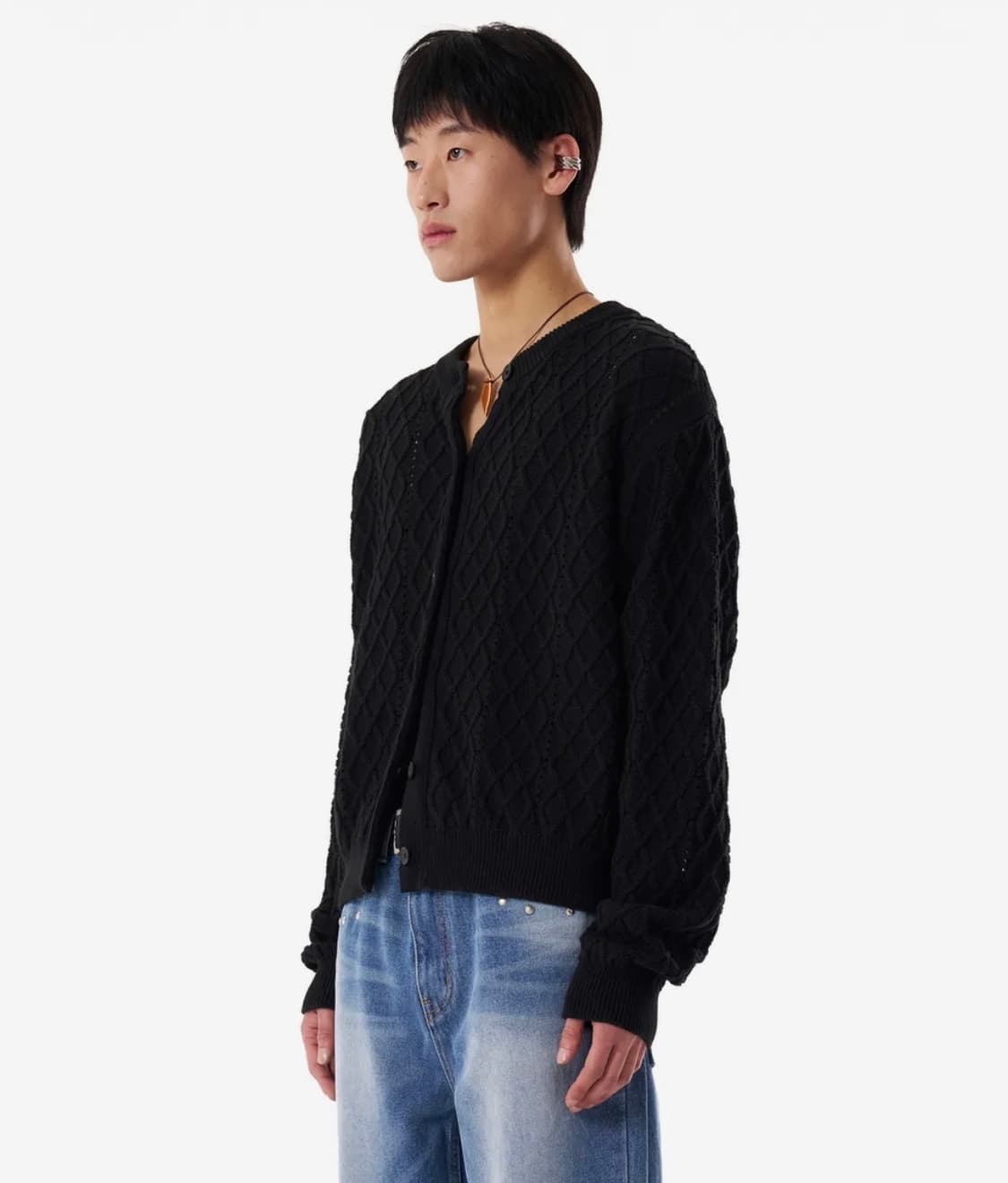 아캄 Mixed Pattern Cardigan 상품이미지4
