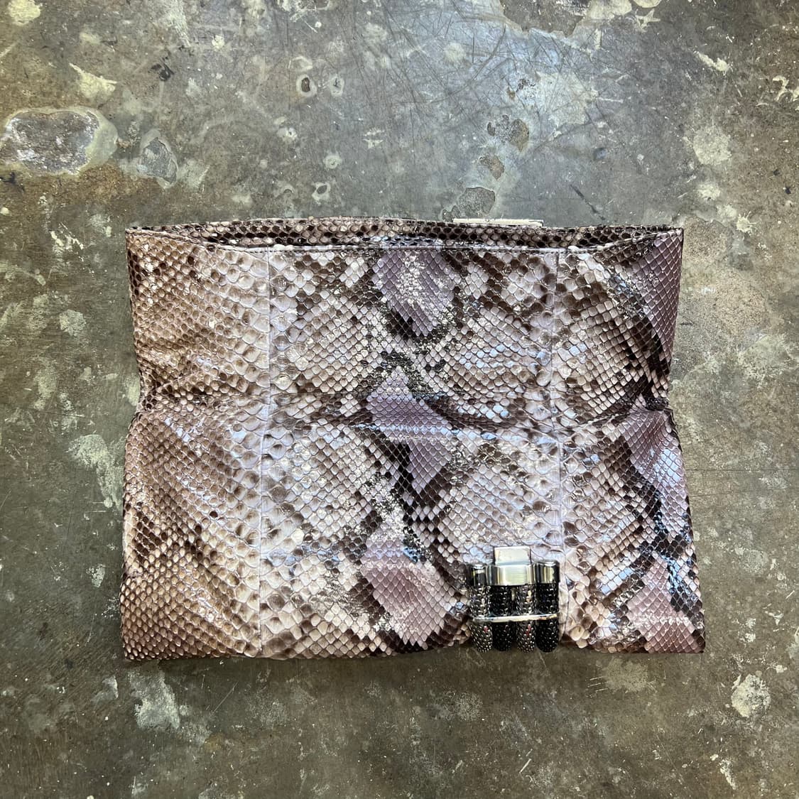 지미추 파이톤 클러치백 가방 상품이미지3