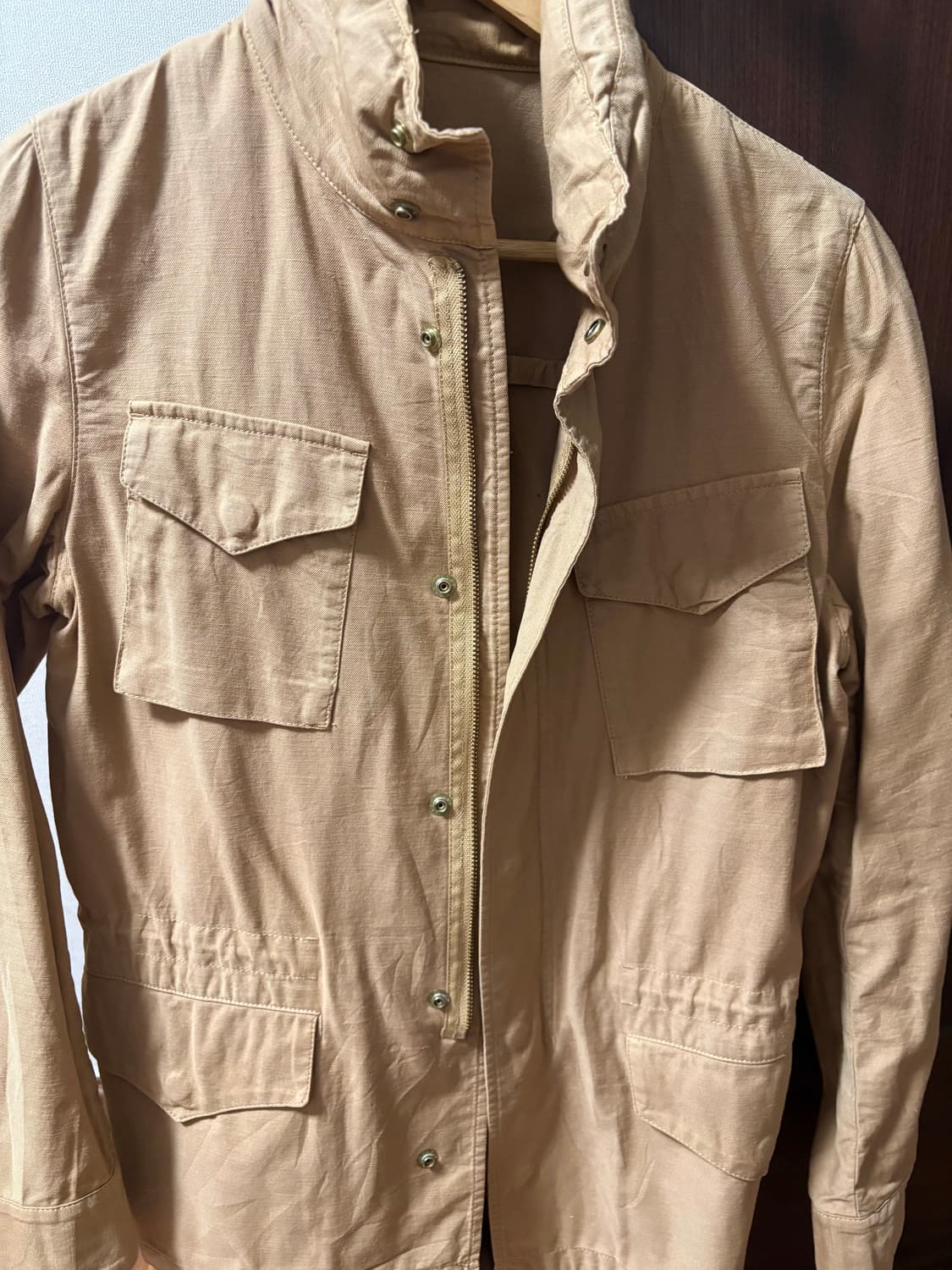 베이지 사파리 자켓 상품이미지2