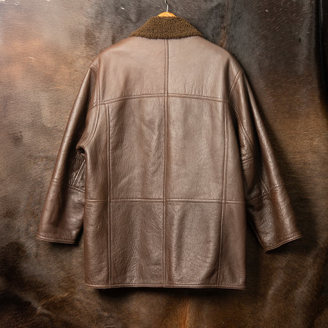 [100] 80s~ Snow Leather 슬링크 스킨 시어링 카코트  상품이미지6