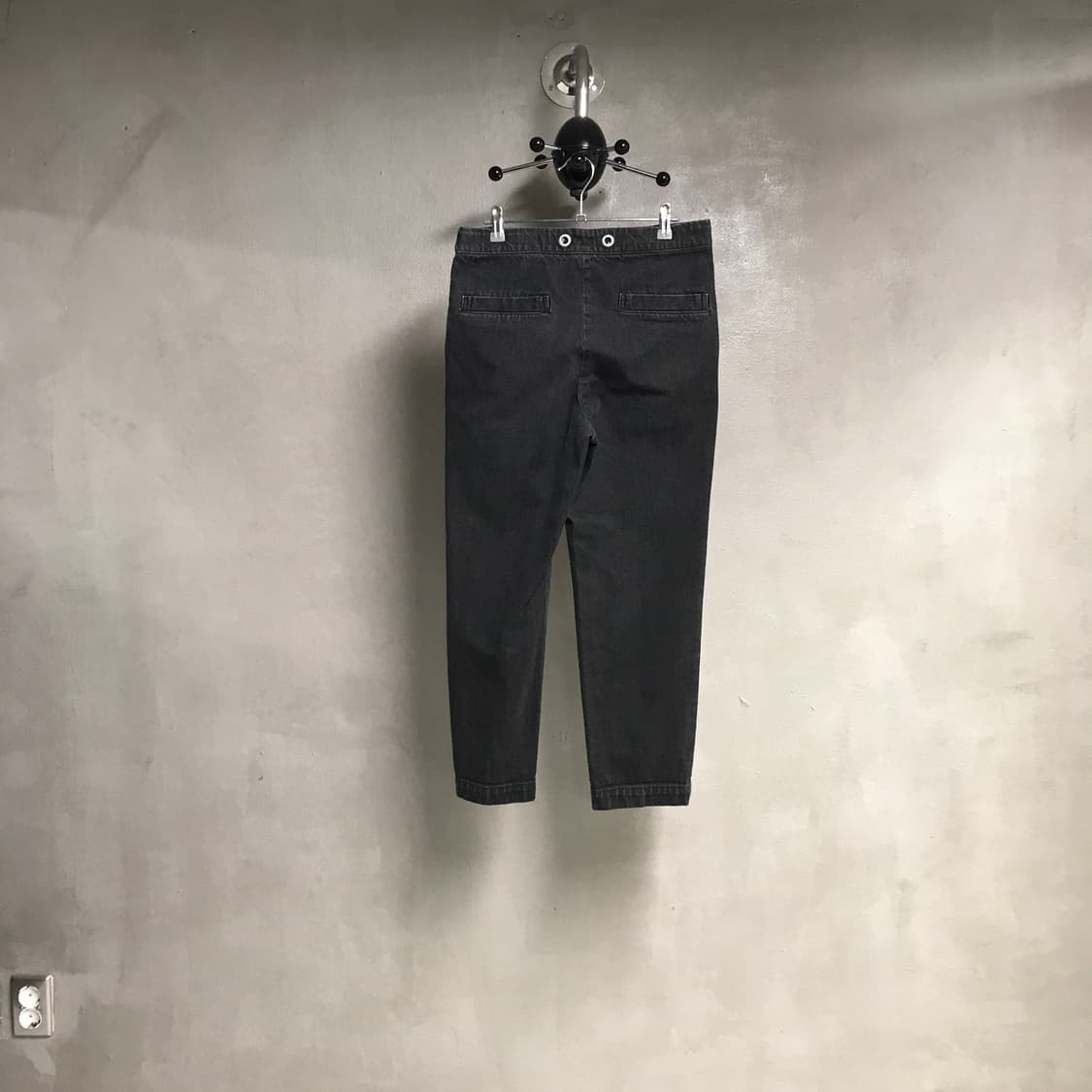 ZUCCA 주카 흑청 데님 팬츠 S(W) 상품이미지5