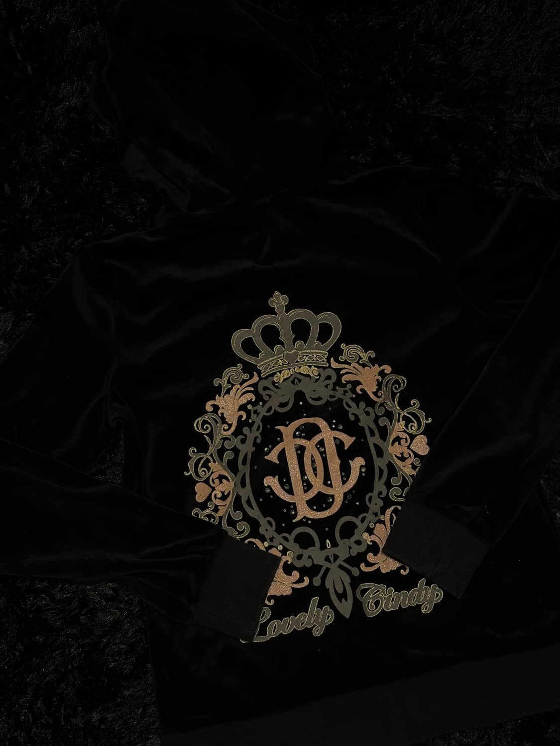 Cindy Velvet Cubic Hooded Zip-Up 상품이미지2